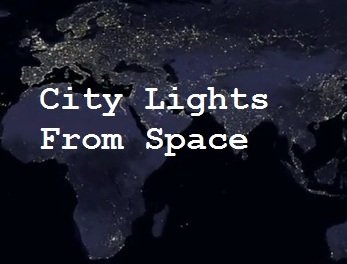 City Lights From Space